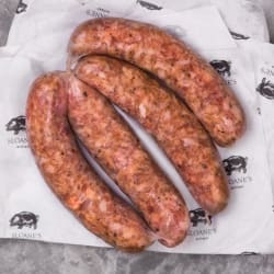 Cumberland Sausage 80 g./each Sloane's Brand