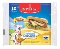 Cheddar 12 Slices Imperial Brand