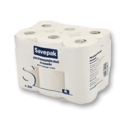 All Purpose Tissue Rolls 2-Ply Savepak brand