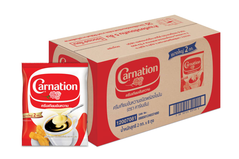 Sweetened Condensed Milk Carnation Brand (Bag) (Carton)