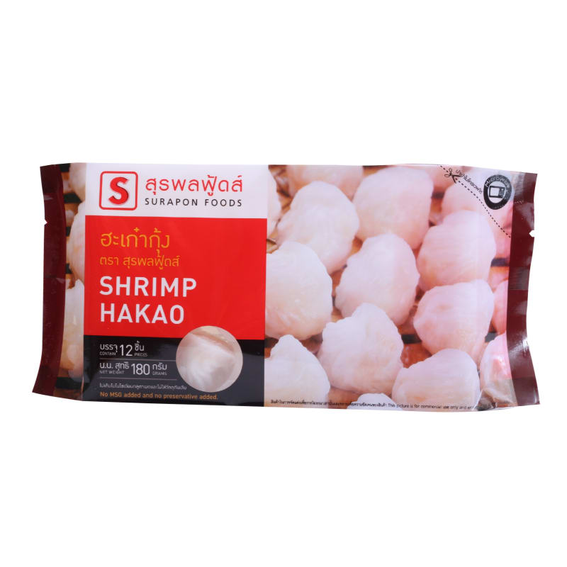 Frozen Shrimp Hakao size 12 each/pack Suraponfood Brand