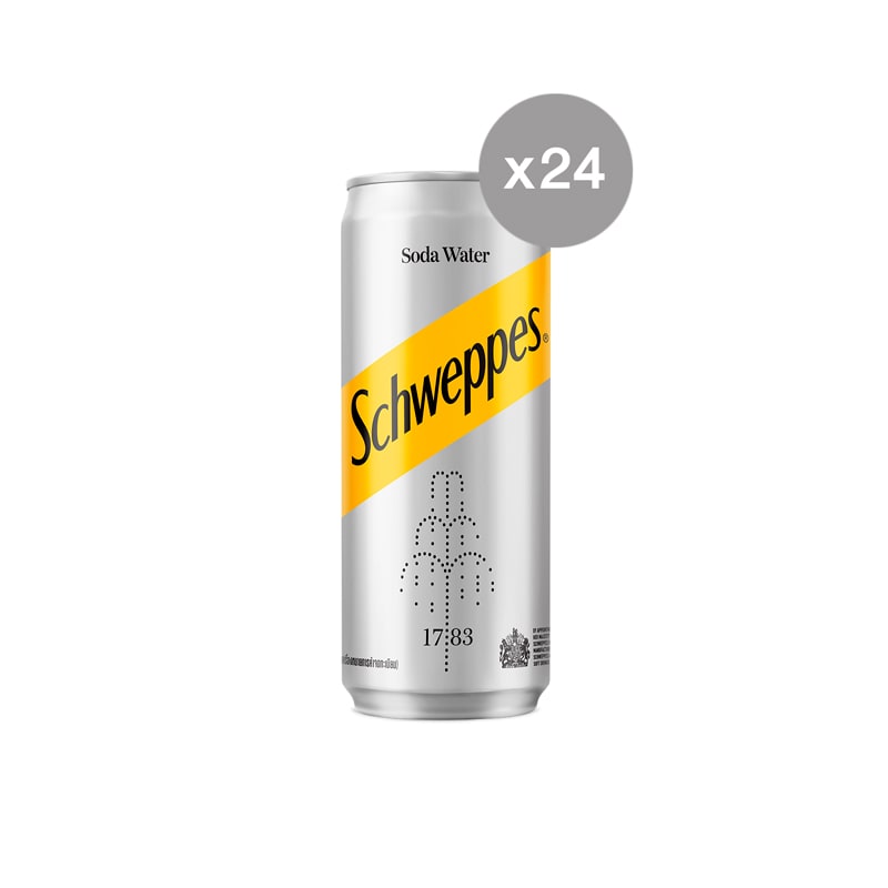 Soda water Schwepps Brand (Can)