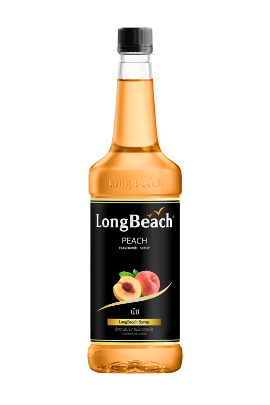 Syrup LongBeach Brand Peach Flavored