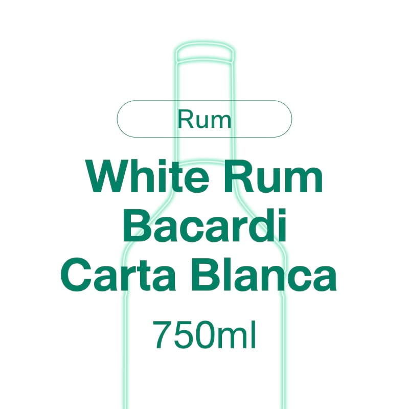 White Rum Bacardi Carta Blanca