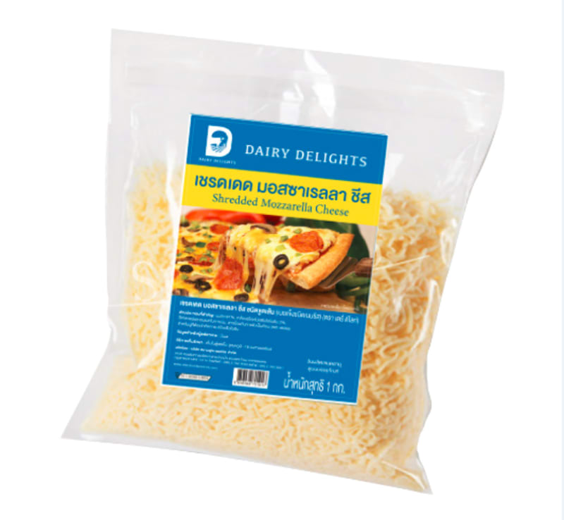 SHREDDED MOZZARELLA DAIRY DELIGHTS BRAND (MADE IN AUSTRALIA)