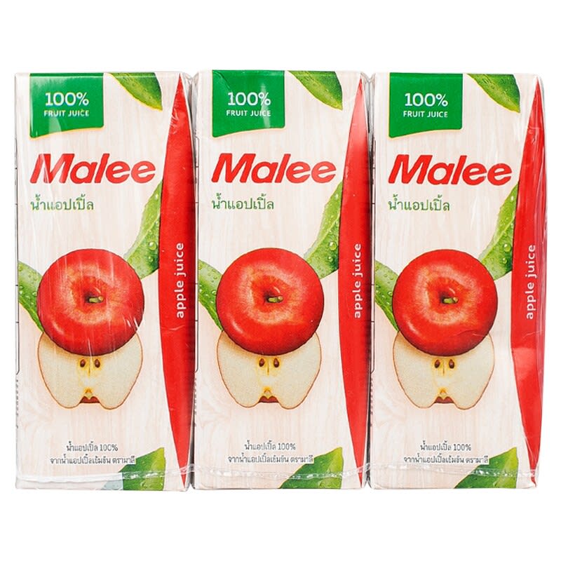 Apple Juice 100% Malee Brand