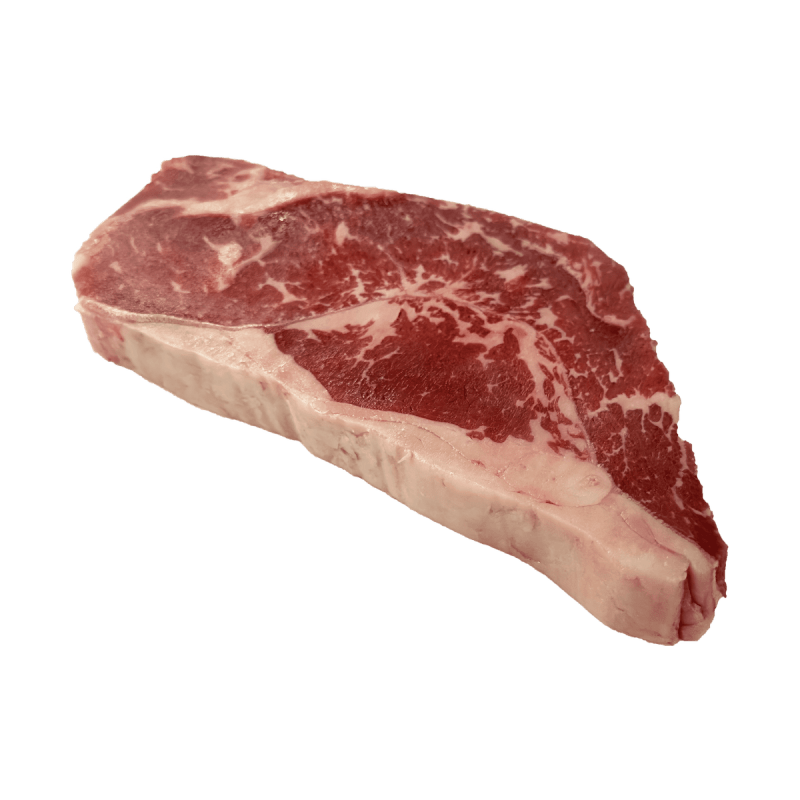 Australian Striploin Angus Beef Grain Fed MB 2+ Steak Portion Cut (Frozen) Portoro Brand