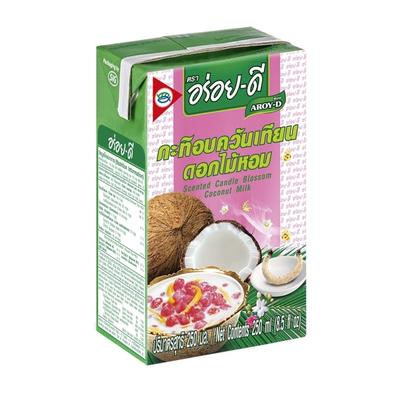 Scented Candle Blossom Coconut Milk AroyD Brand Order ingredients