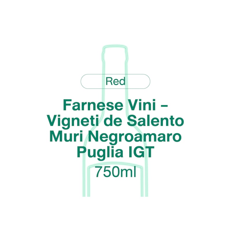 ไวน์แดง Farnese Vini - Vigneti de Salento Muri Negroamaro Puglia IGT