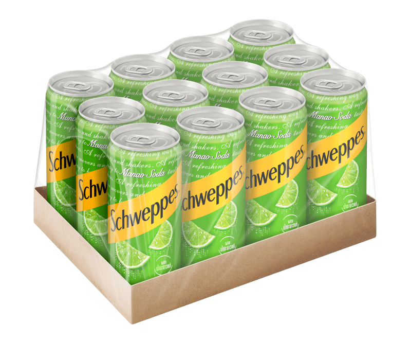 Soft Drink Lime Soda Schweppes Brand (Can)