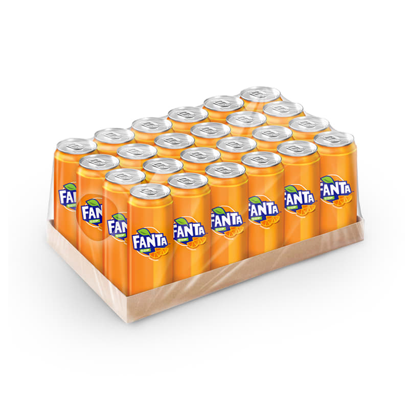 Soft drink  Orange Flavored Soda Fanta Brand (Can)