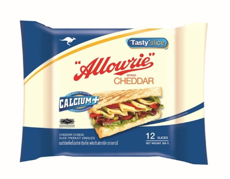 Cheddar 12 Slices IWS Allowrie Brand