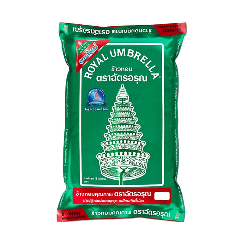 Fragrant Rice Mixed (White rice 70%:Jasmine rice 30%) Royal Umbrella Brand