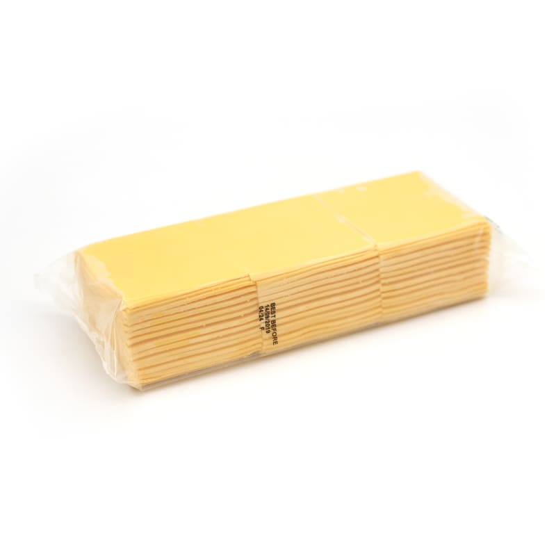 Coloured Burger Slices Process Cheese 84 Slices