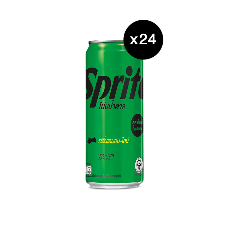 Soft drink Lemon Lime No Sugar Sprite Brand (Can)