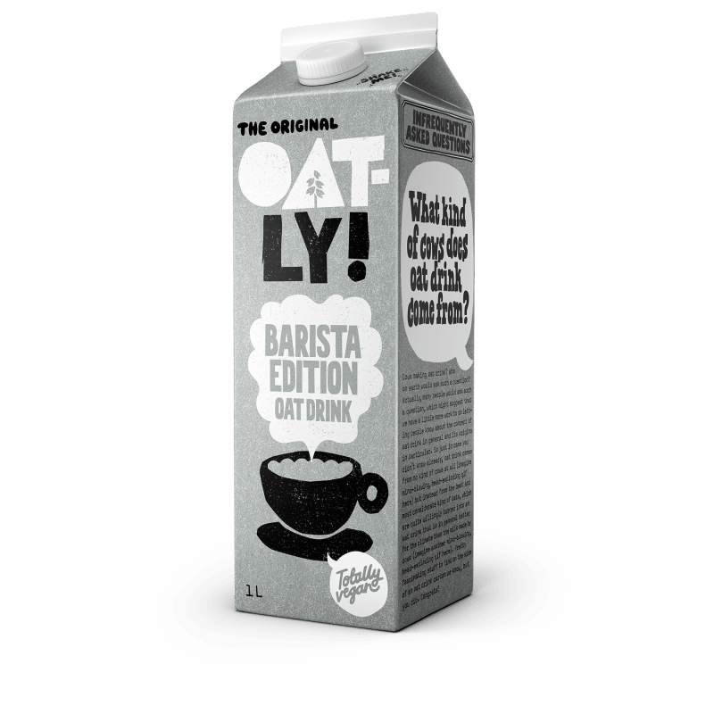 Oat drink Barista edition Oatly Brand