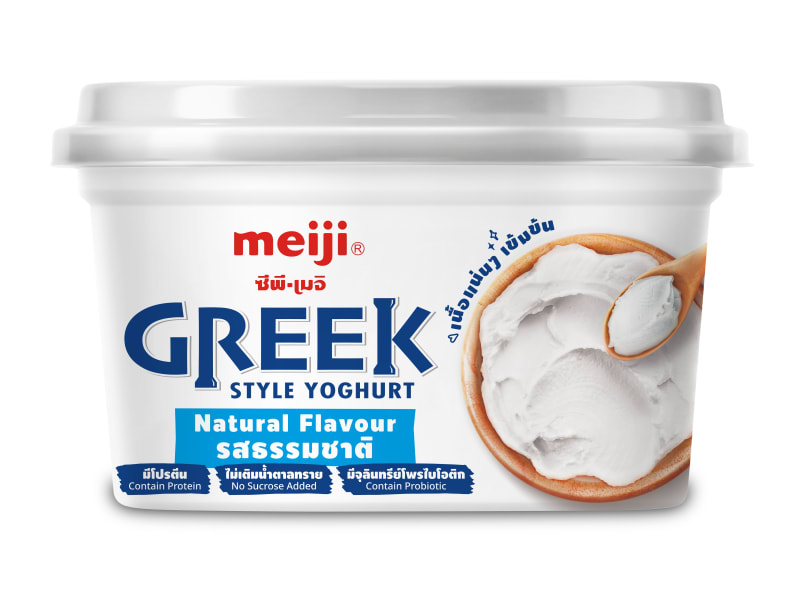 Yoghurt Greek Style Natural Flavour Meiji Brand