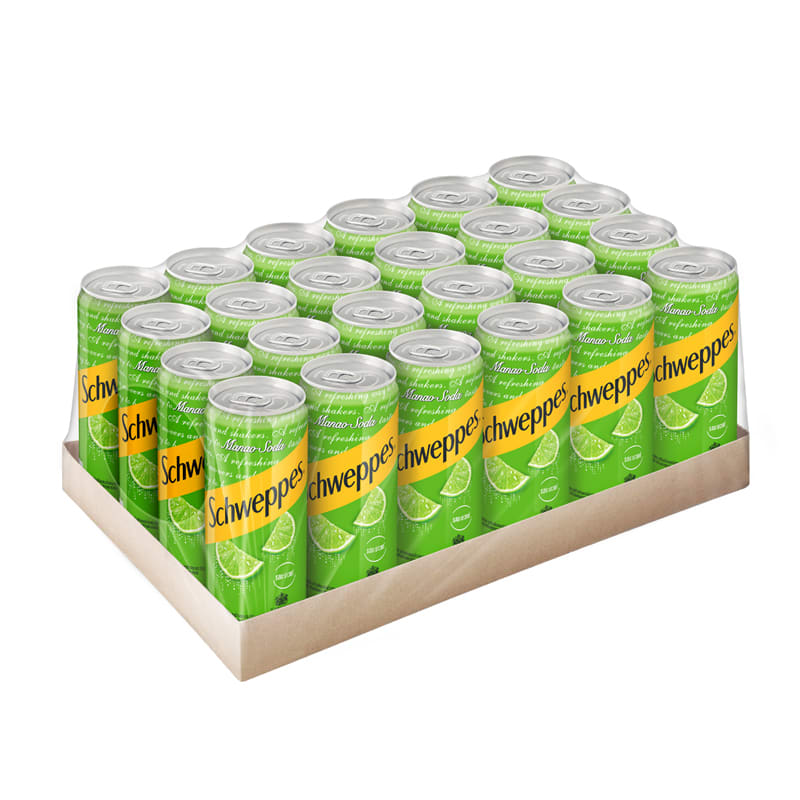 Soft drink  Lime Soda Schweppes Brand (Can)