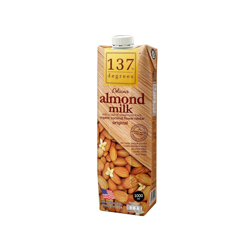 Almond Milk Original Brand 137 degrees