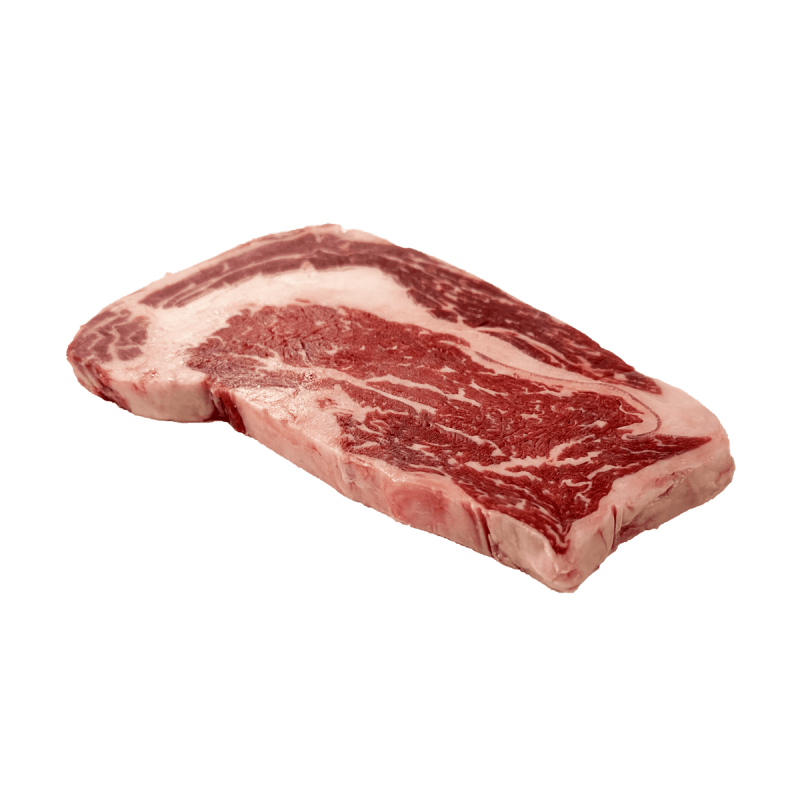 Australian Rib Eye (Cube Roll) Angus Beef Grain Fed MB 2+ Steak Portion Cut (Frozen) Portoro Brand