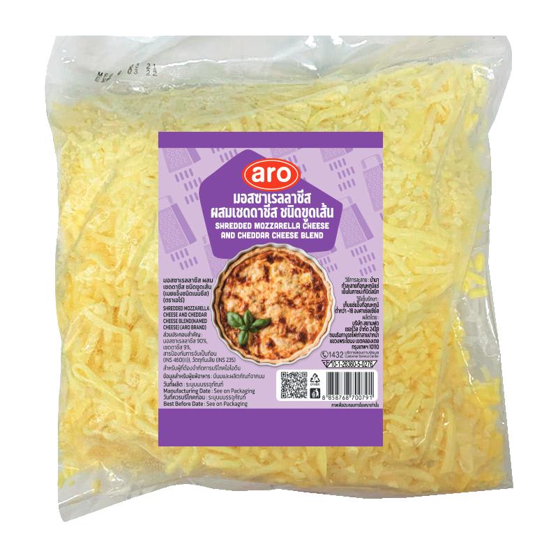 Mozzarella Mixed Cheddar Cheese Aro Brand