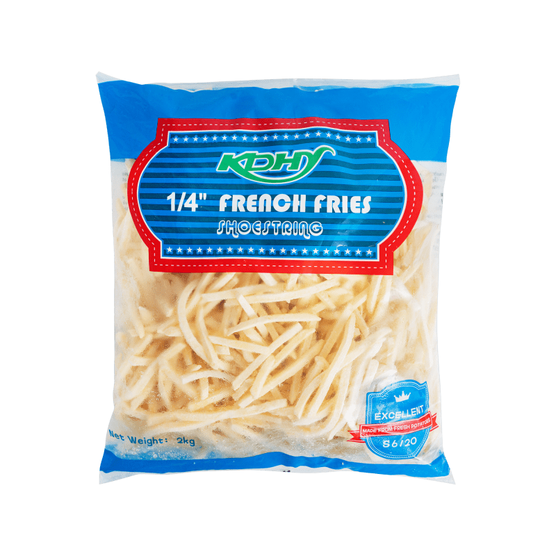 French Fries Shoestring Cut 7 mm (1/4") KDHY Brand Frozen Order