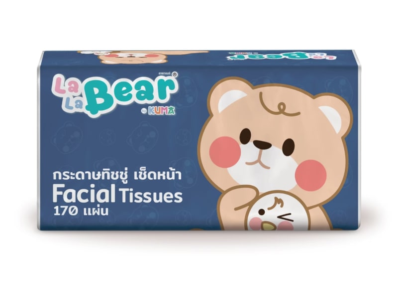 Facial Tissue (170 Sheets) Lala Bear Brand