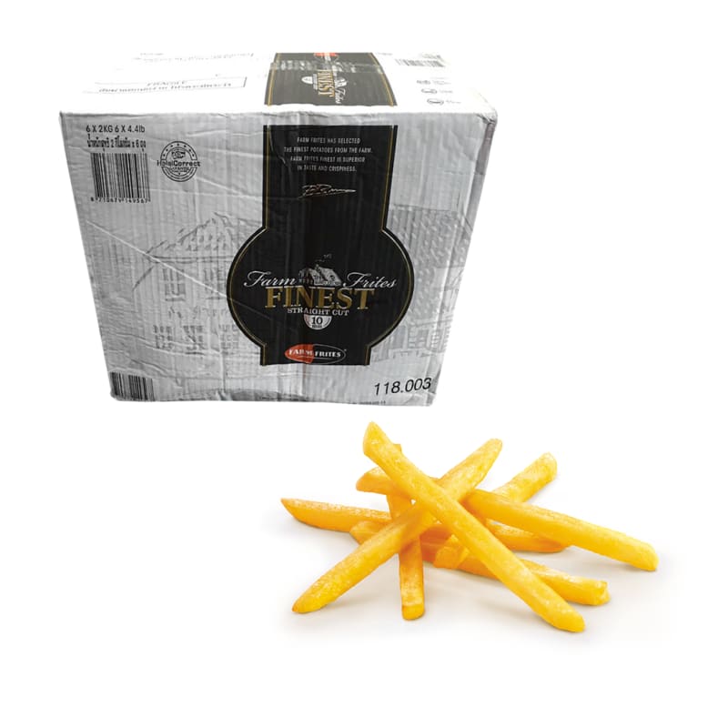French Fries Straight Cut 10 mm. Farm Frites Brand Order ingredients