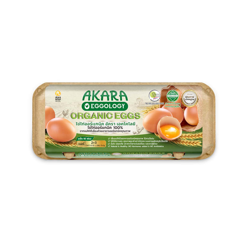 ไข่ไก่ ออร์แกนิก (Organic) ตราอัครา เอคโคโลยี