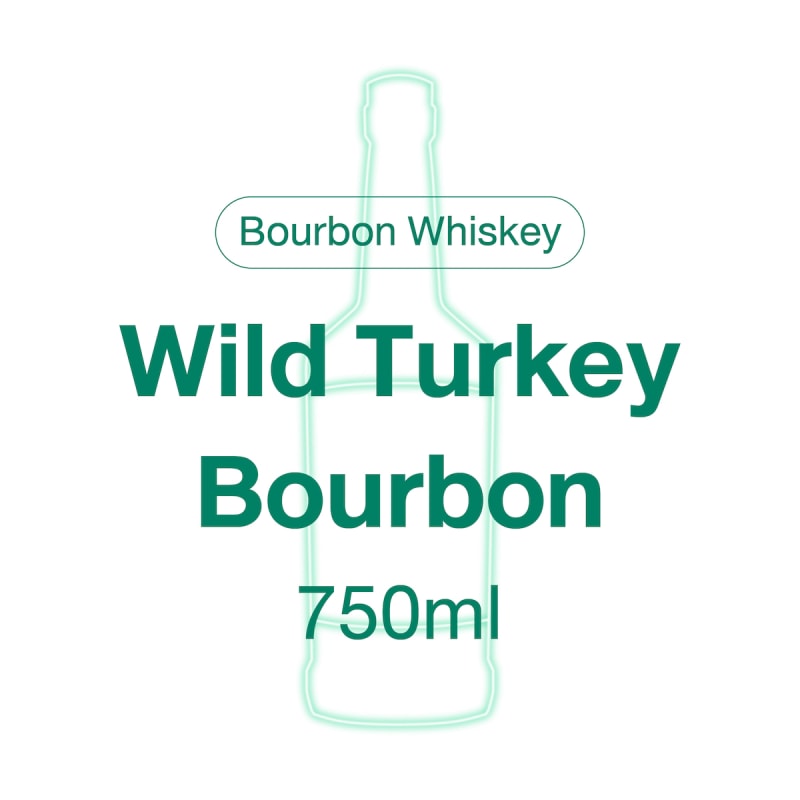 Whiskey Bourbon Wild Turkey Brand