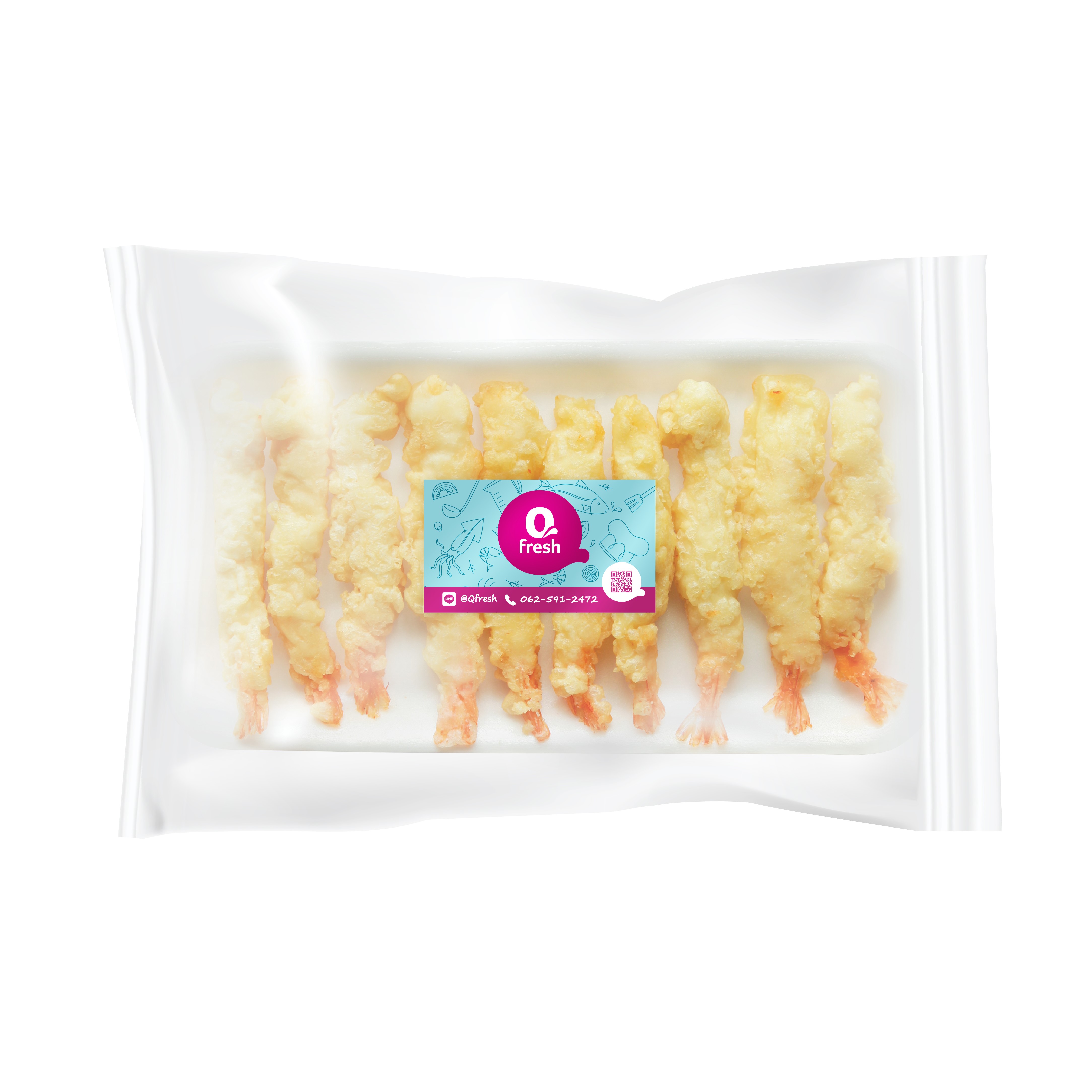 Frozen Tempura Prefried Qfresh ฺBrand 20 g./each | Order ingredients