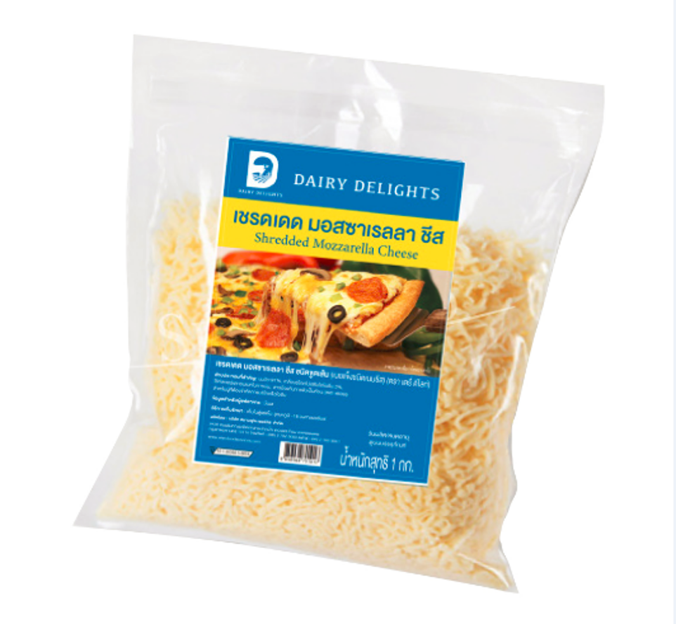 SHREDDED MOZZARELLA DAIRY DELIGHTS BRAND (MADE IN AUSTRALIA) Order