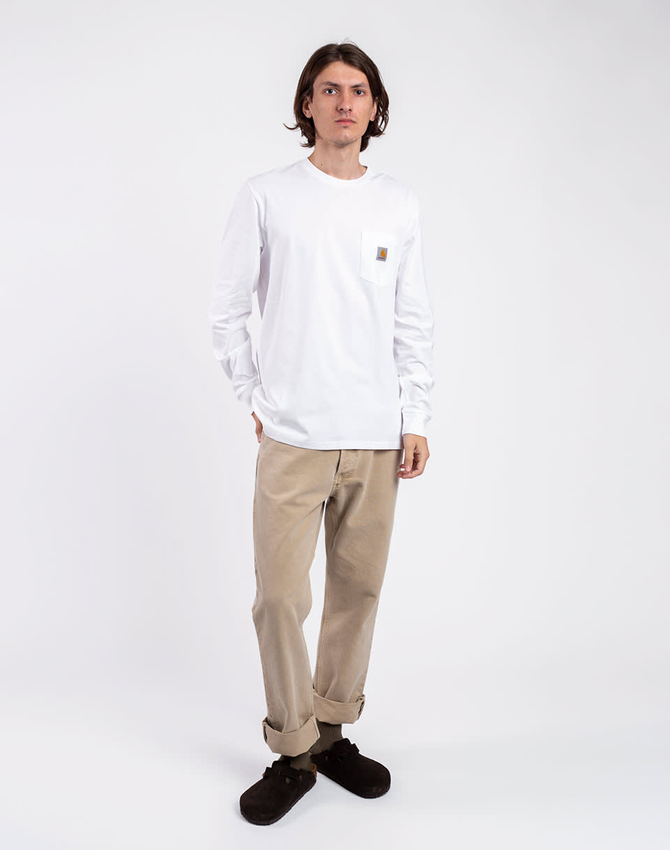 T-shirt Carhartt WIP L/S Pocket T-Shirt | Freshlabels.com