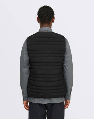 Vesta Knowledge Cotton GO ANYWEAR™ quilted padded zip vest