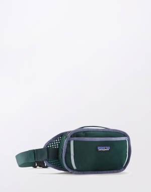 green patagonia messenger bag Terravia Mini Hip Pack Aqua Stone 100% recycled polyester lining Men's Bum Bags Patagonia Green,