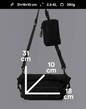 Bum Bag FREITAG F645 Phelps Black | Freshlabels.com