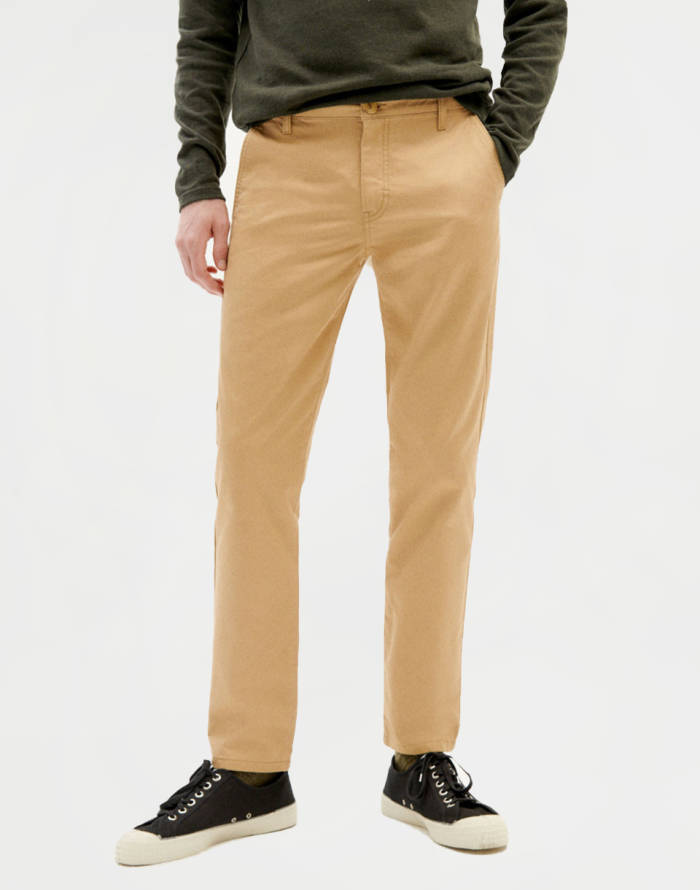 Buy GAP Men Men Brown Classic Straight Fit Khakis 