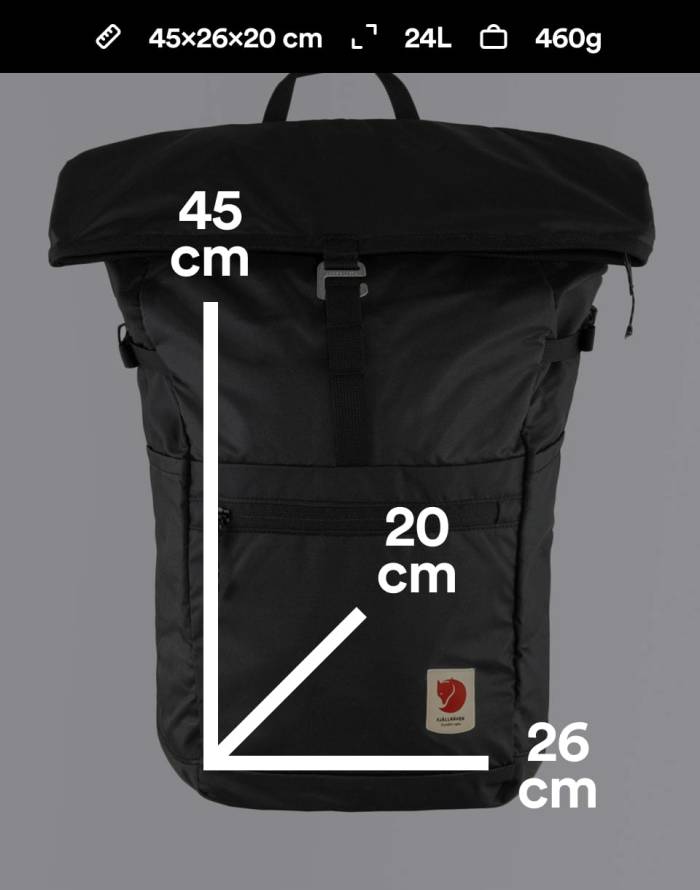 Urban Backpack Fjällräven High Coast Foldsack 24
