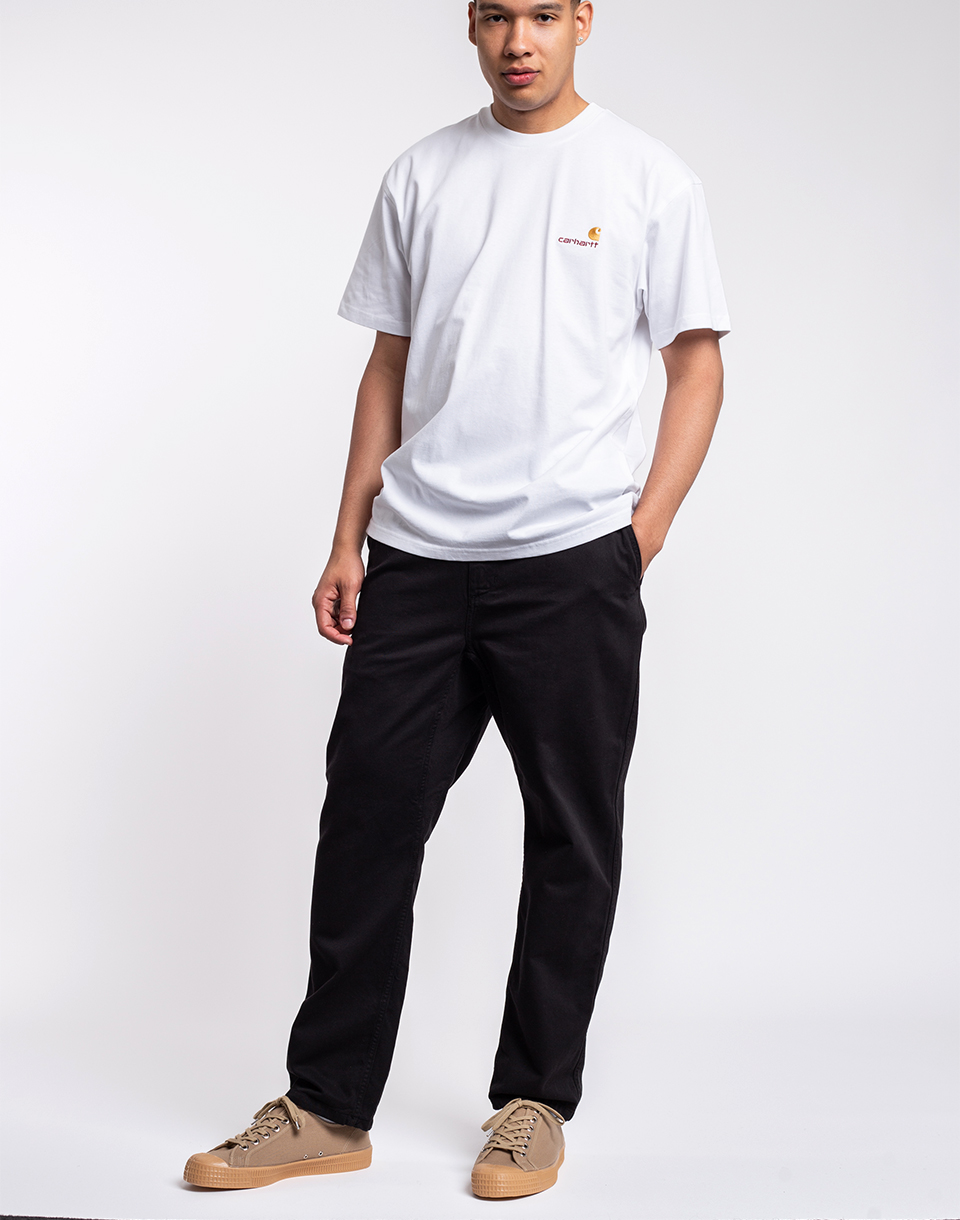 Carhartt WIP Flint Pant Black S - Černá - Organická bavlna