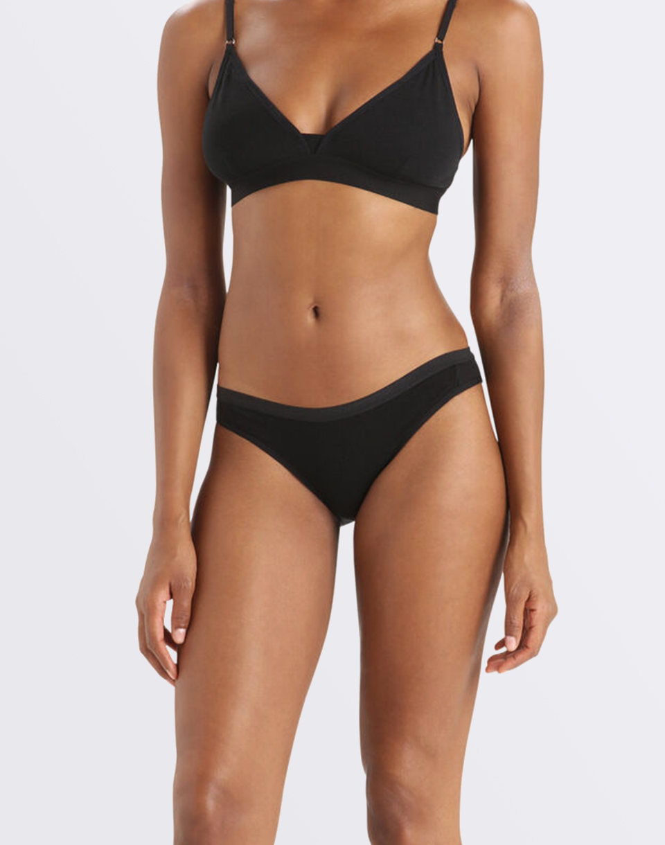 Levně Icebreaker W Siren Bikini BLACK S