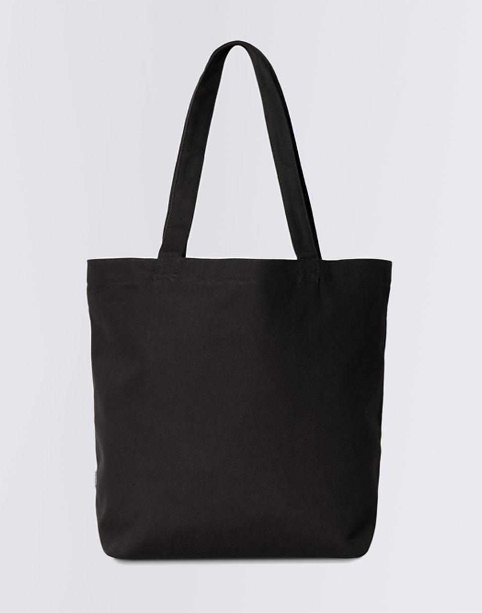 Carhartt WIP Canvas Graphic Tote Nine to Five Past Nine Print, Black