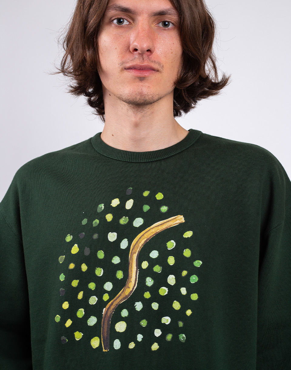 Obrázok Forét Dioxide Sweatshirt DARK GREEN M