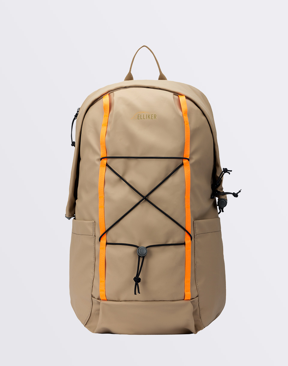 Levně Batoh Elliker Kiln Hooded Zip Top Backpack 22L SAND 22 l