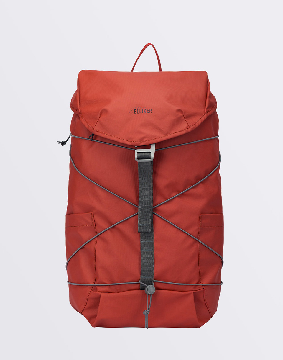 Batoh Elliker Wharfe Flap Over Backpack 22L RED 22 l - Červená