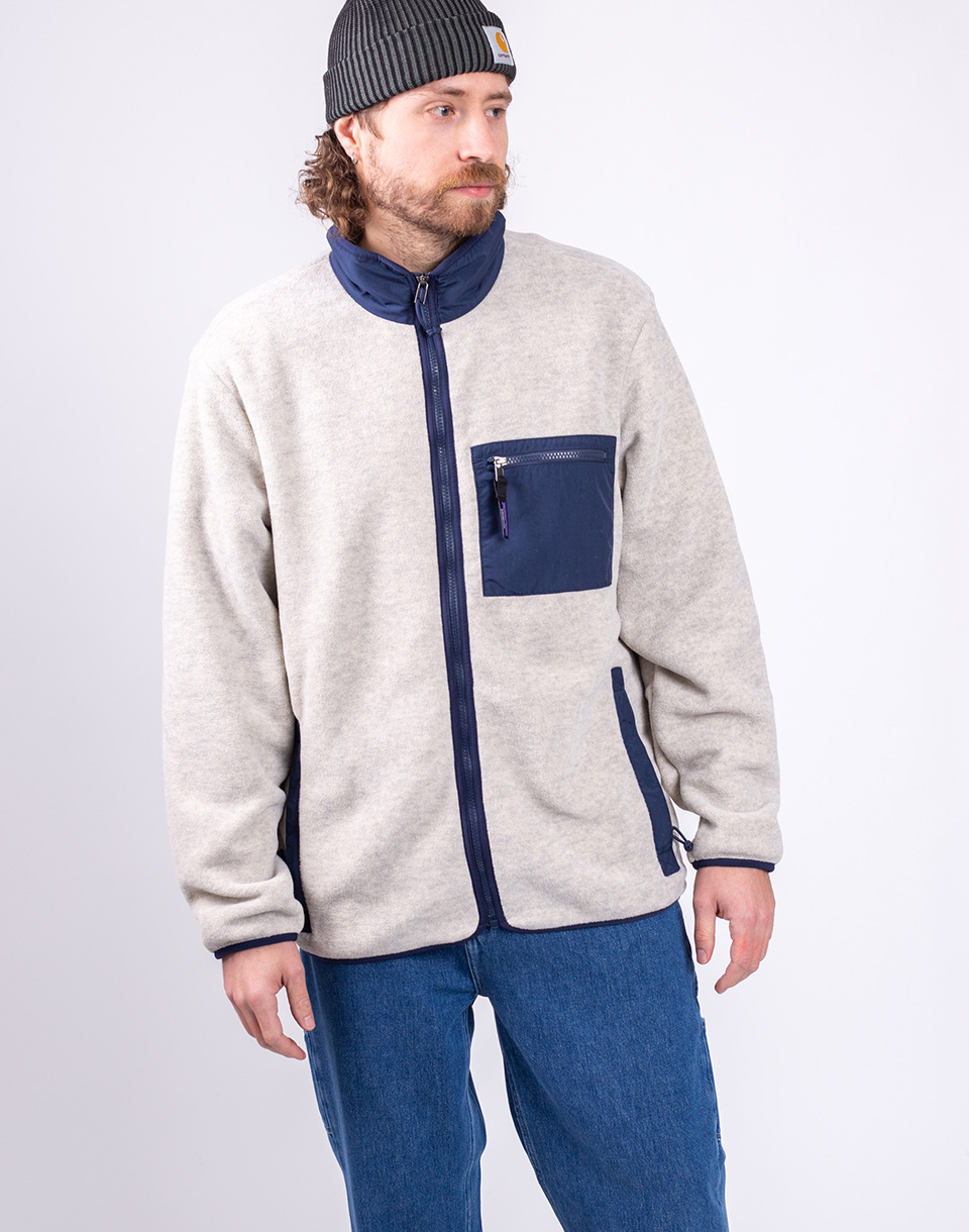 Patagonia M′s Synch Jacket Oatmeal Heather M - Šedá - Recyklovaný polyester