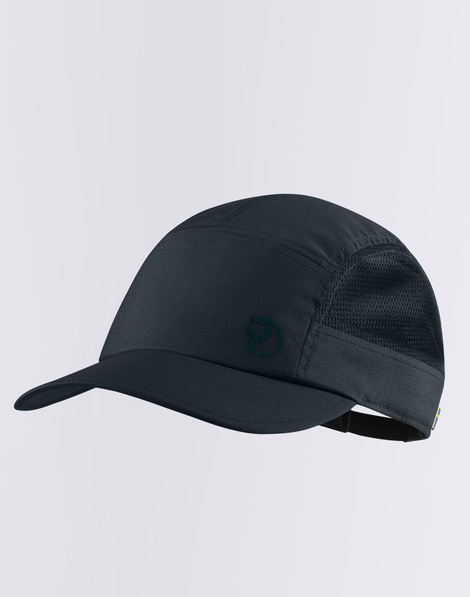 Fjällräven Abisko Mesh Cap 555 Dark Navy - Modrá - Polyester/Bavlna