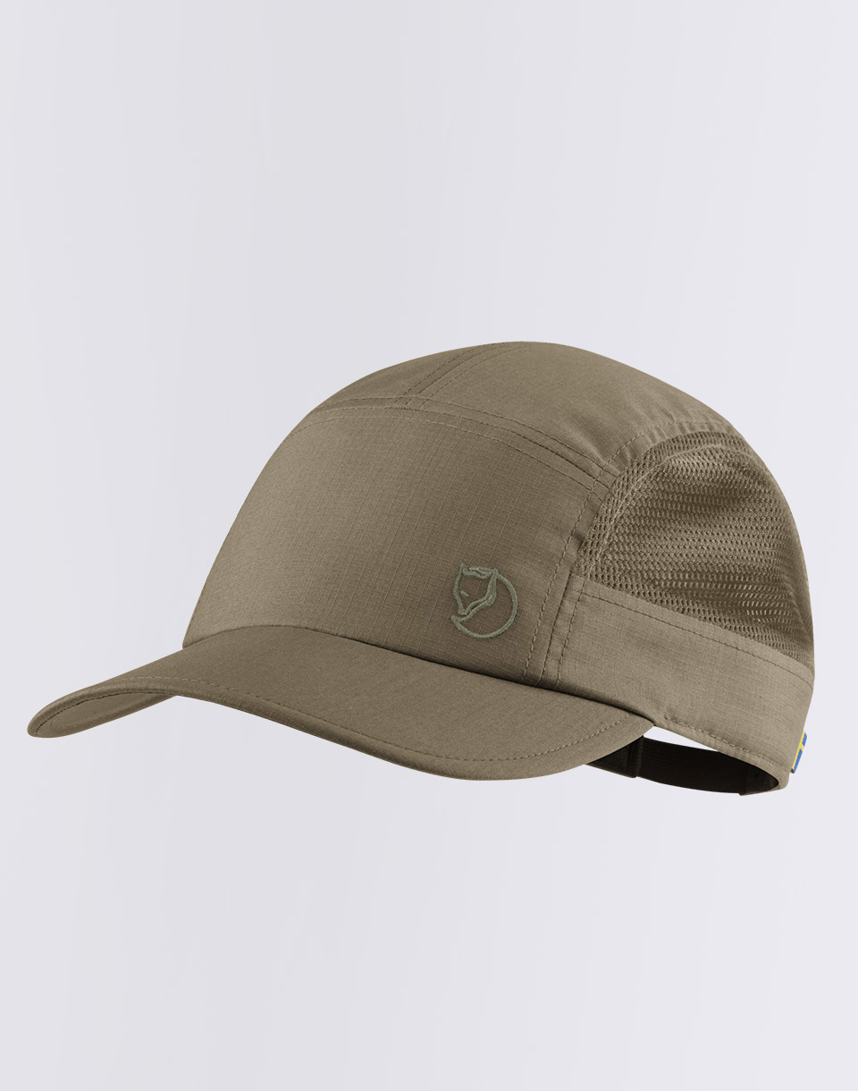 Fjällräven Abisko Mesh Cap 622 Light Olive - Zelená - Polyester/Bavlna