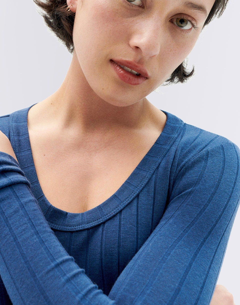 Thinking MU Tielko Casilda L/S z námorníckeho koša NAVY L