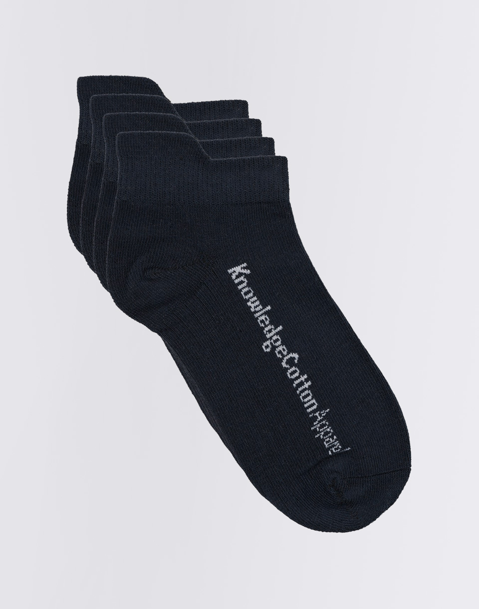 Levně Knowledge Cotton 2-pack footie 1300 Black Jet 35-38