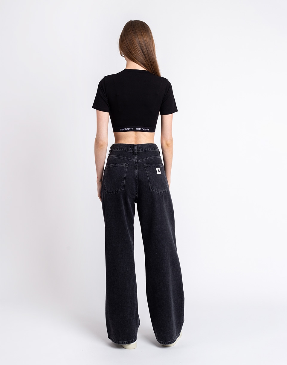 Carhartt WIP W' Script Crop Top Black L